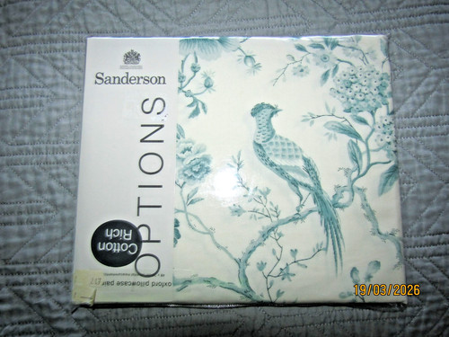 Sanderson pillemont toile aqua - sanderson,