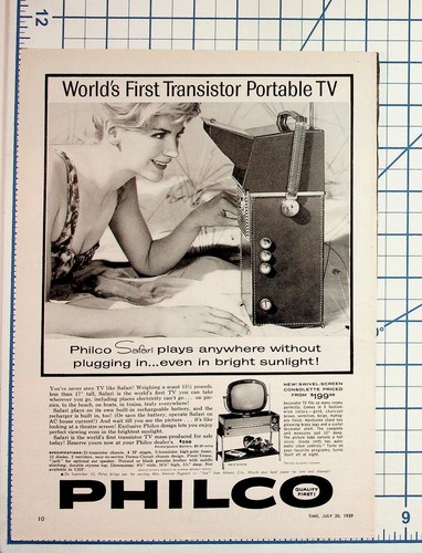 1959 philco safari - safari, portable