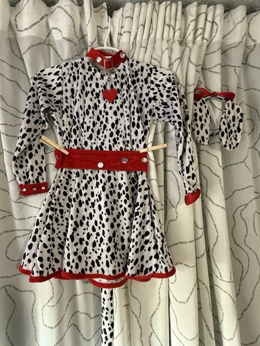 Dalmation black white red - black,
