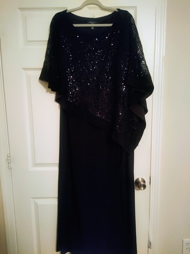 Richards black lace sequin - black,