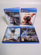 PS4 Star Wars Battlefront 1 , 2 , Squadrons & Jedi Fallen Order Game Bundle