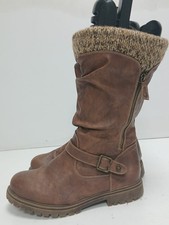 Pavers Leather Brown Faux