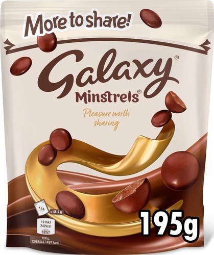 Galaxy crispy milk chocolate - galaxy,