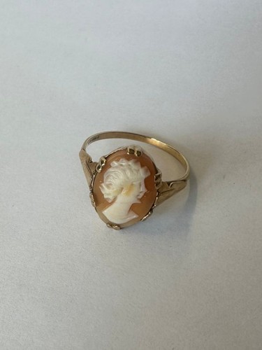 Vintage shell cameo hallmarked - vintage,