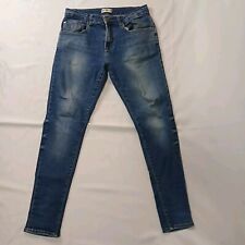 883 Police Moriarty Light Blue Wash Denim Slim Fit  Moriarty W32 L31 Small Hole