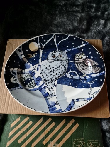 Emma bridgewater owls plate - bridgewater,