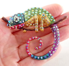 LARGER 3" NWOT MULTI-COLOR AB