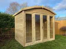 8X8 SUMMER HOUSE GARDEN ROOM SHED CHECK DELIVERY POSTCODES IN DESCRIPTION