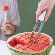 Cutter Slicer Knife & Melon Baller: Kitchen Gadgets for Watermelon Cubes