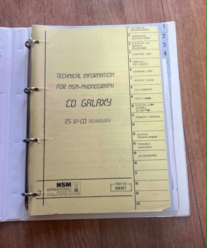 Nsm jukebox service manual - nsm,