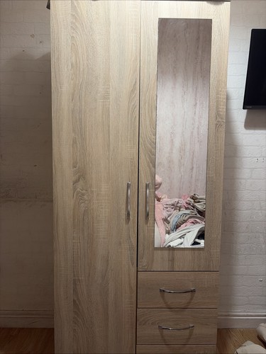 Double door wardrobe with - door,