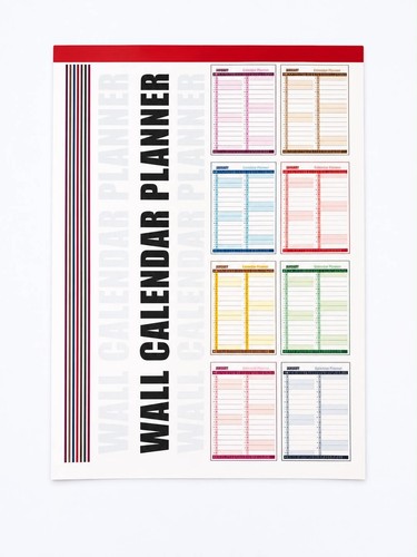 Magnetic monthly calendar - a4,