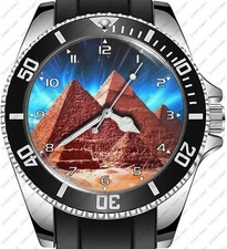Egyptian Pyramids Night Unique Unisex Sporty Watch