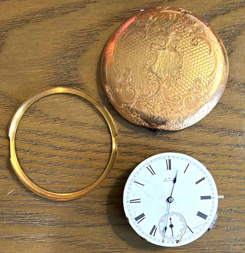 Antique waltham pocket - antique,