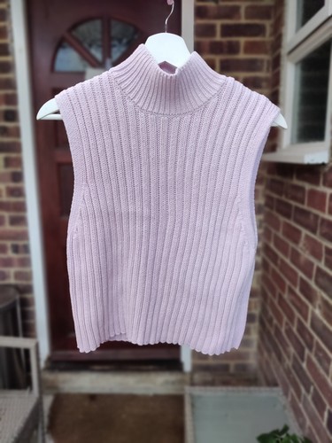 Zara women pink ribbed - zara,