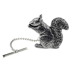Squirrel English Pewter Tie