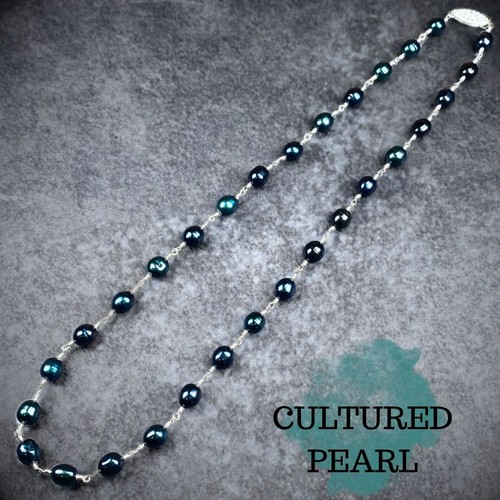 Cultured pearl necklace - pearl,