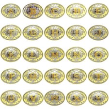 Initial A-Z Belt Buckles Alphabet Letter Texas Rodeo Western Cowboy Fashion Men