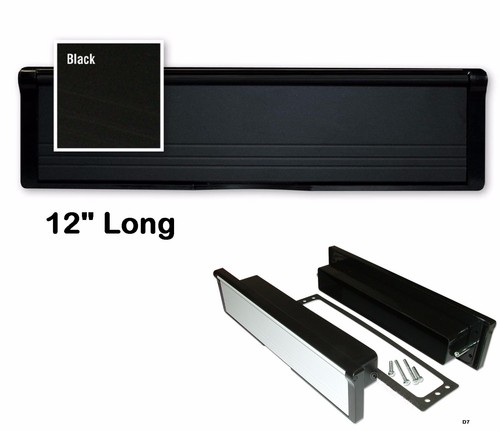 Modern black letter box - letter,