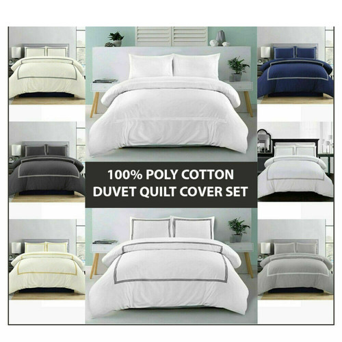 Polycotton duvet quilt cover - duvet,