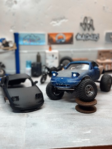 Scx24 body miata - body, (unpainted)