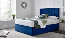 ORTHOPAEDIC DIVAN BED SET WITH MATTRESS AND HEADBOARD 3FT 4FT6 Double 5FT King