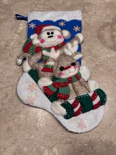 Stocking Sock Monkey Felt