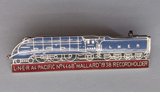 Steam Train Loco L.N.E.R. Mallard Enamel Railway Pin Badge.    PB2-201