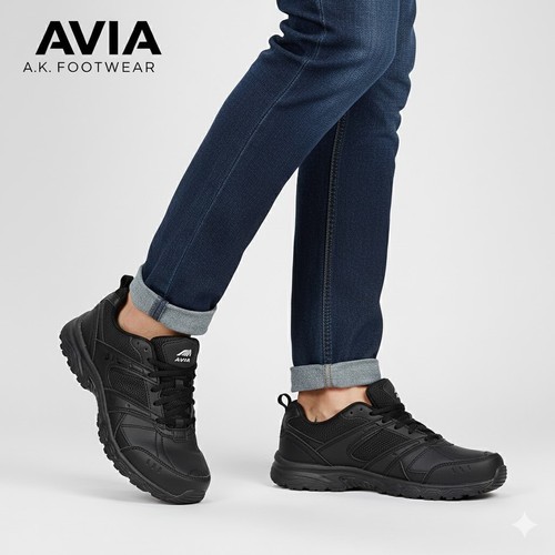 Mens black trainers - black,