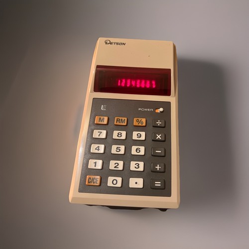 Detson e501 calculator vintage - detson,