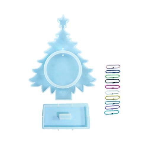 Christmas tree resin silicone - christmas,