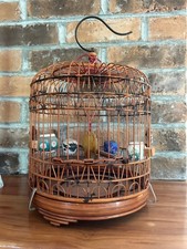 Vintage ornate rattan - rattan, carved