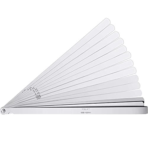 Stainless steel feeler - steel, gauge