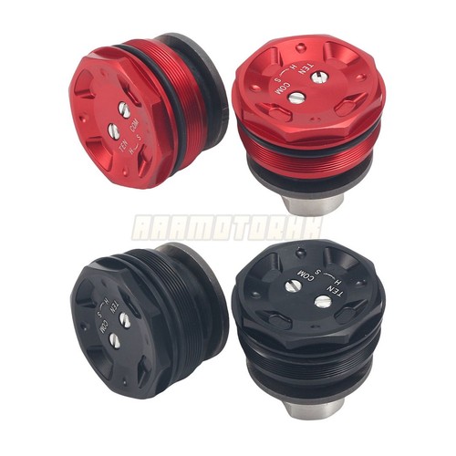 Front fork caps bolts - front,