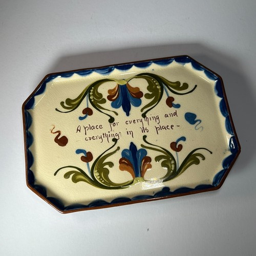 Watcombe pottery motto - watcombe, dish