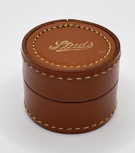 Vintage real leather studs - real,
