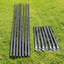 7pk. Steel Fence Posts