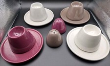 Egg Cup Plate Salt Pepper Shaker x 10 Piece Set La Redoute