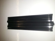 QTY 10 (TEN) A4 SLIDE BINDERS (SQUARE)3MM CAPACITY BLACK (LENGTH 297 MM) -SQUARE