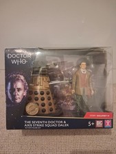 Seventh Doctor And Axis Strike Squad Dalek Action Figure Set Big Finish Dr Who