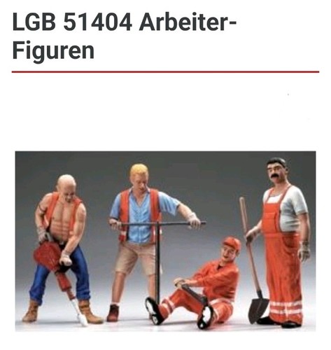 Lgb 51404 railway workers - railway,