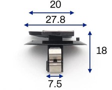 FIT MINI TAILGATE BOOT PILLAR
