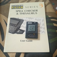 Psion Series 3/3a~Spell Checker & Thesaurus (Software) & Manual~SSD~GWO