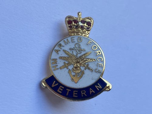 Armed forces veteran enamel - forces,