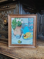 Vintage Oil Painting On Board