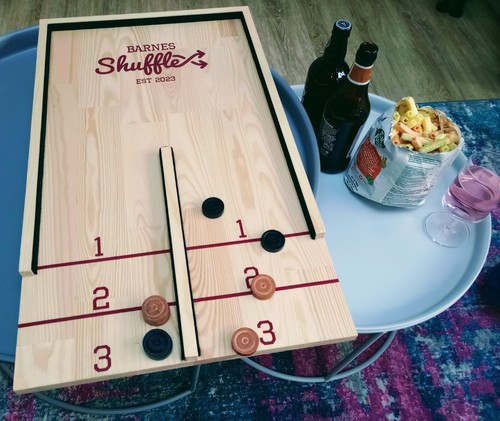 Shuffleboard wooden tabletop - wooden,