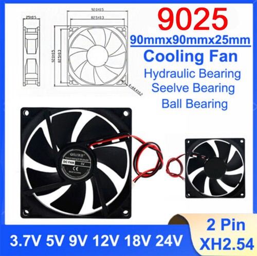 90mm brushless silent cooling - 90mm,