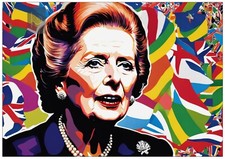 Margaret Thatcher British Prime Minister Poster Wall Decor Home Art Prints A4