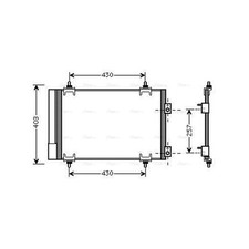 Air Con Condenser For Citroen
