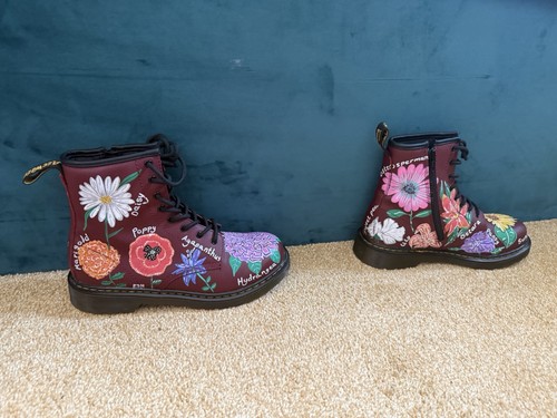 Martens 1460y burgundy - dr.,